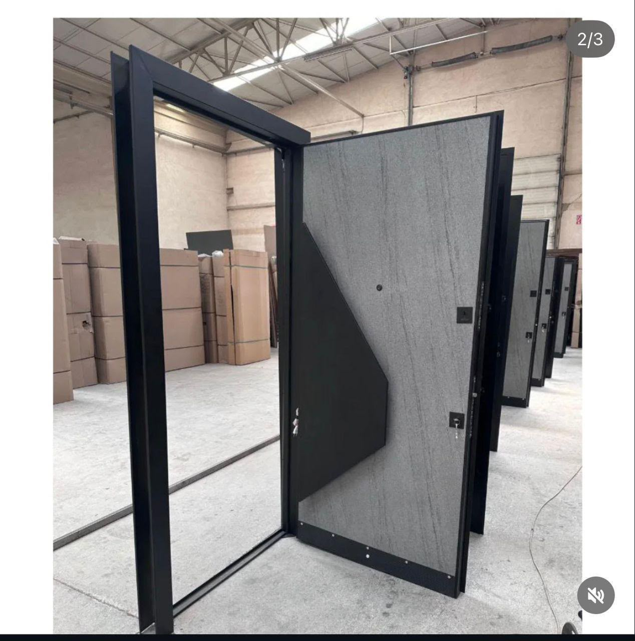 Onyx Granite Armored Door — Doors