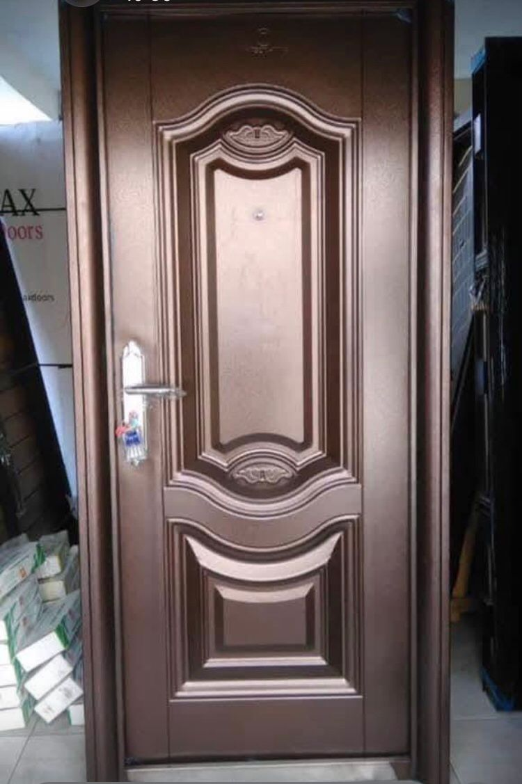 Copper Classic Panelled Security Door — Doors