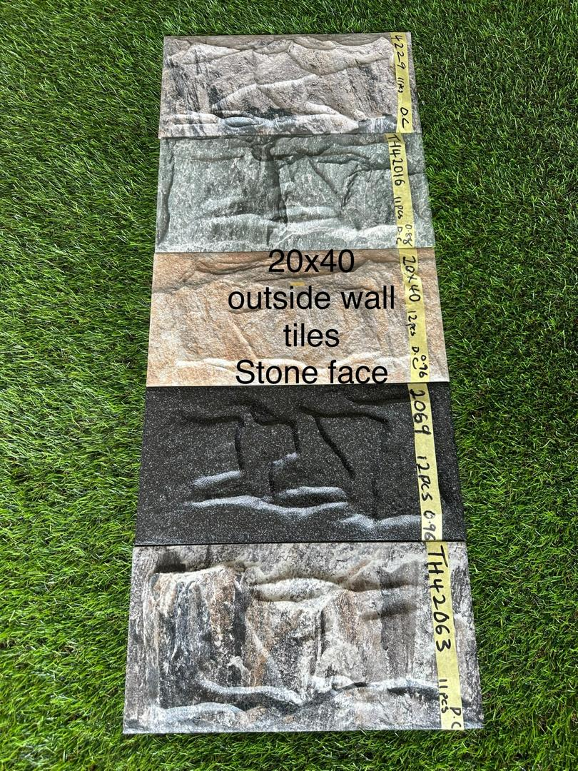20x40 Stone Face Outside Wall Tile Collection — Tiles