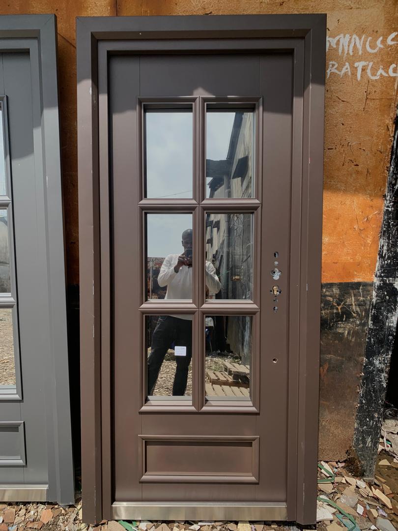 Bronze 8-Pane Classic Entry Door — Doors