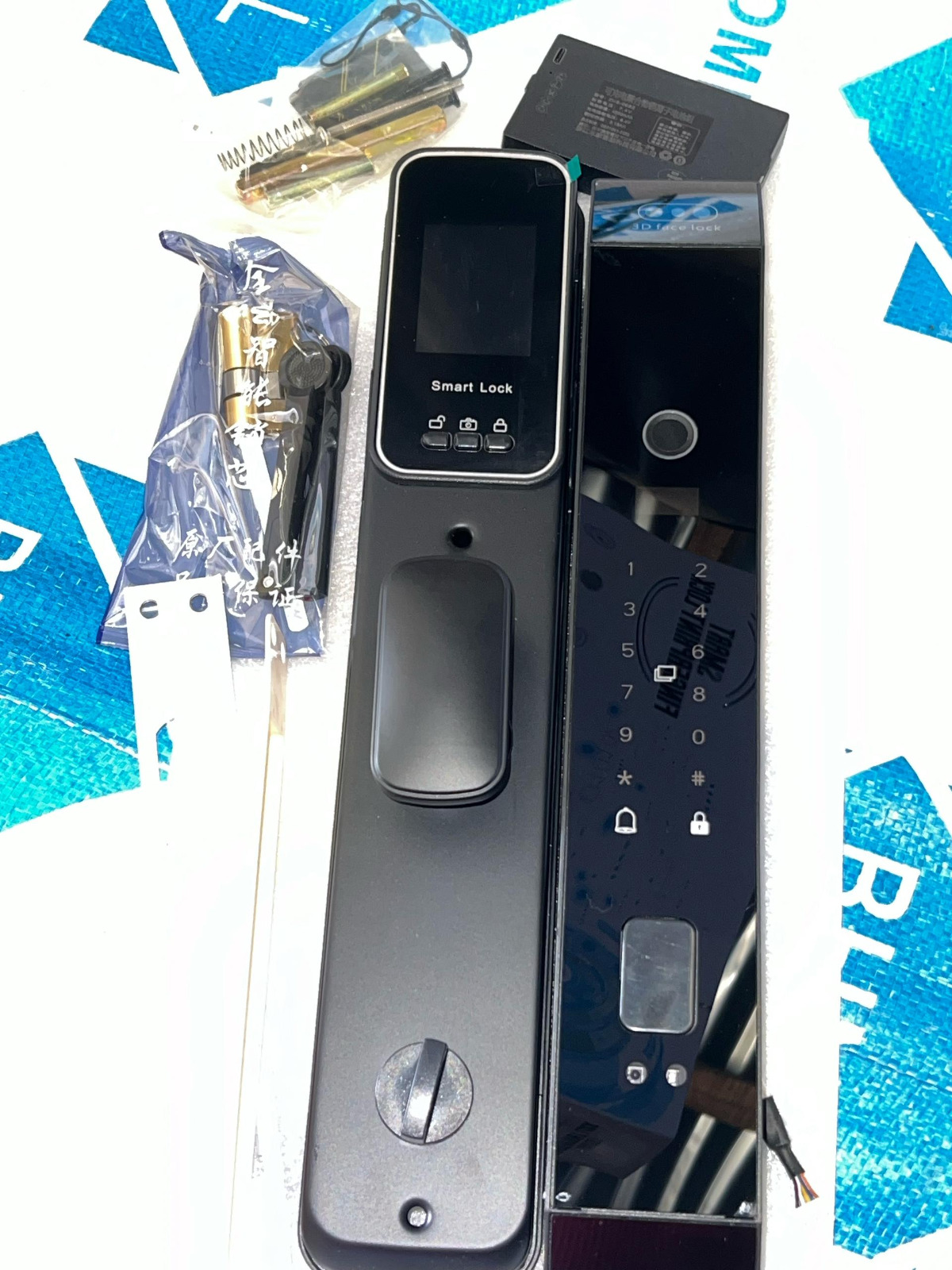 Black Digital Smart Lock — Doors
