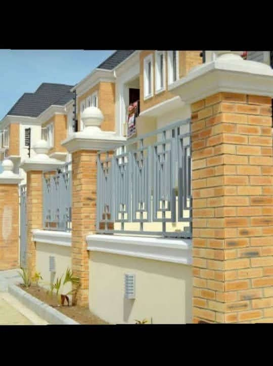 Brick Column Estate Fence Installation — Installations