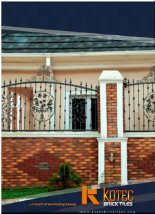 Kotec Brick Tile Fence & Railing Feature — Installations