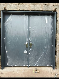 Steel Plate Double Security Door — Doors