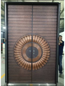 Copper Sunburst Luxury Double Door — Doors