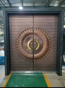 Rose Copper Medallion Grand Door — Doors
