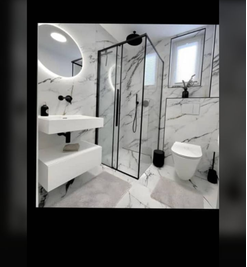 Marble Bathroom Installation — Installations