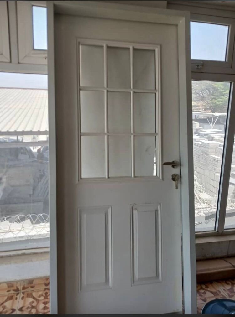 White 9-Pane Classic Panel Door — Doors